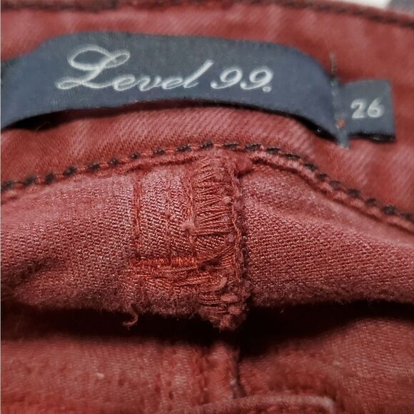 Nordstrom Level 99 Rust Liza Skinny Jeans - Picture 7 of 7